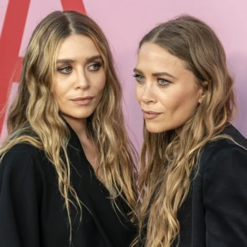 The Olsens, two twins who are no longer identical