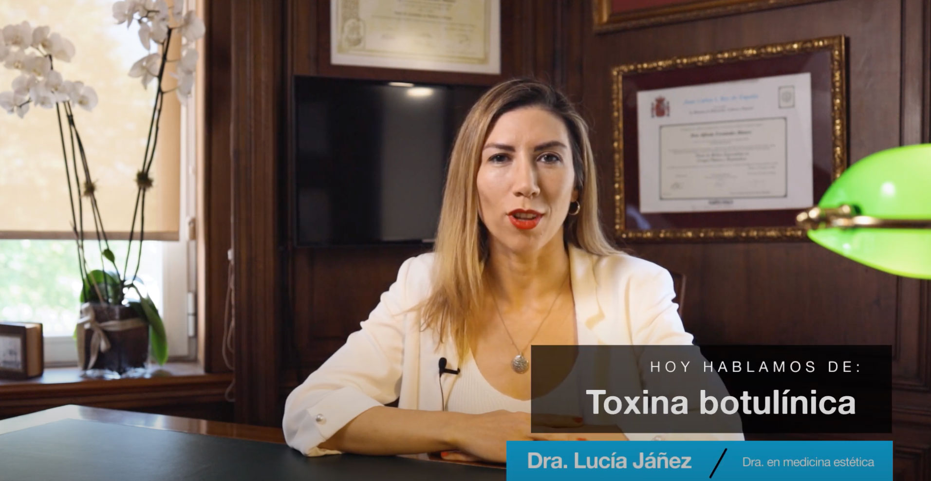 Videoblog acerca de la toxina botulínica en el rostro