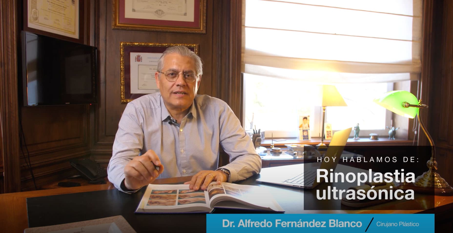 Videoblog acerca de la rinoplastia ultrasónica por el Dr. Fernández Blanco