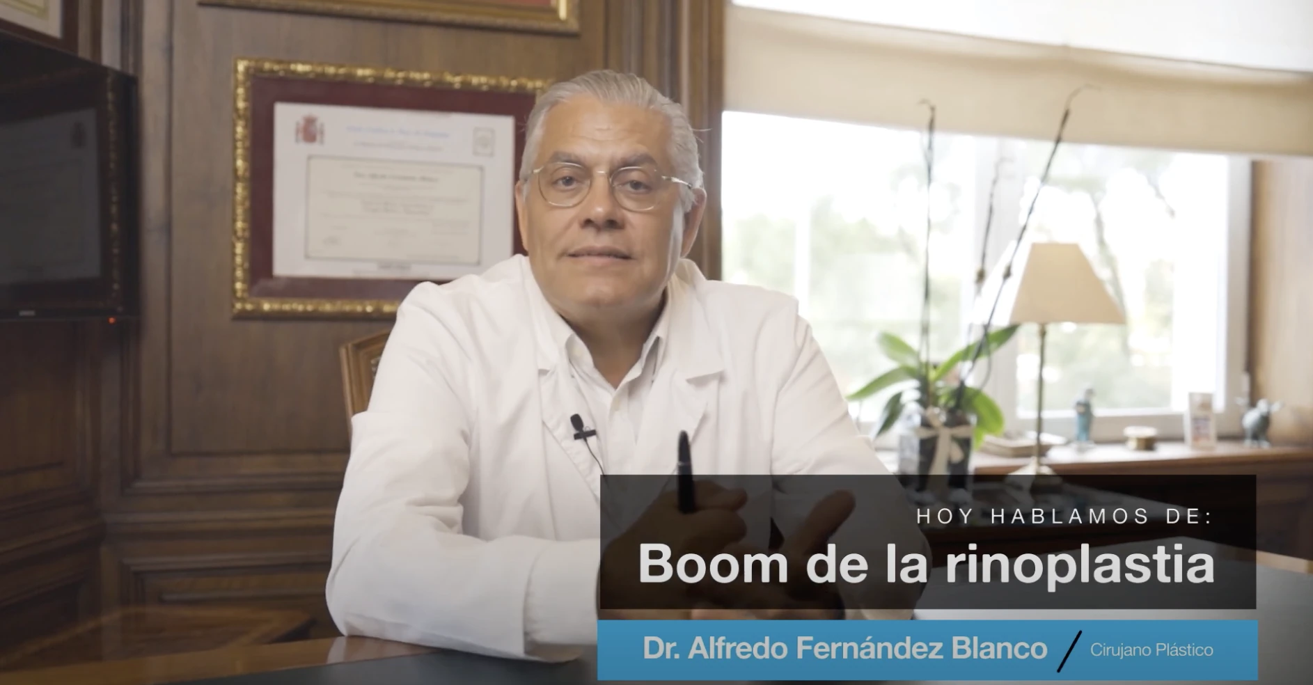 Videoblog acerca del boom de la rinoplastia