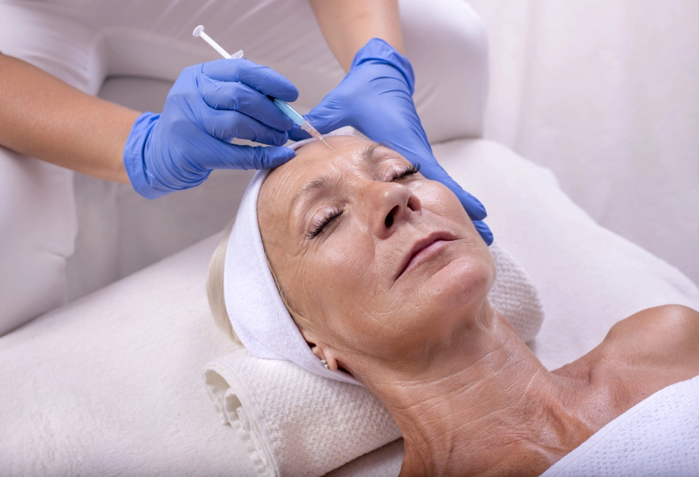 Learn how to get rid of forehead wrinkles with hyaluronic acid fillers